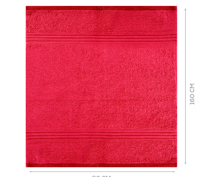 Para John Parry Life PLBT9959 Cotton Beach Towel -  Red - Zoom Image 2