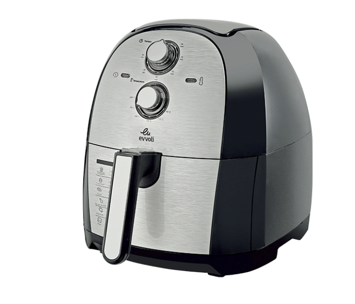 Evvoli EVKA-AF5501B 5.5L 1700 Watts Multifunction Air Fryer - Black and Grey - Zoom Image