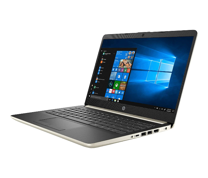 HP 14-DQ0003DX 14 inch Intel Celeron N4020 4GB RAM 64GB eMMC Storage Windows 10 S Mode - Pale Gold - Zoom Image 3