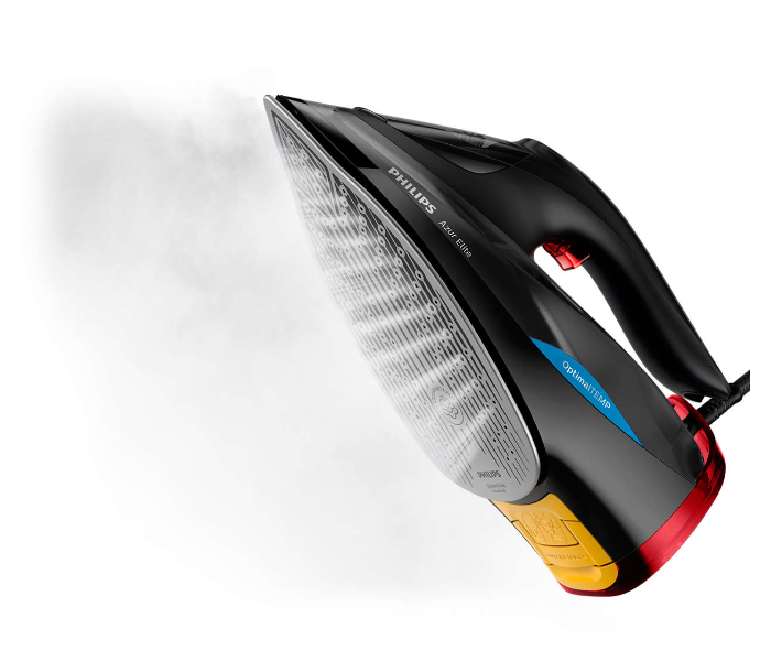 Philips GC5037 3000W Azur Elite Steam Iron - Black and Red - Zoom Image 3