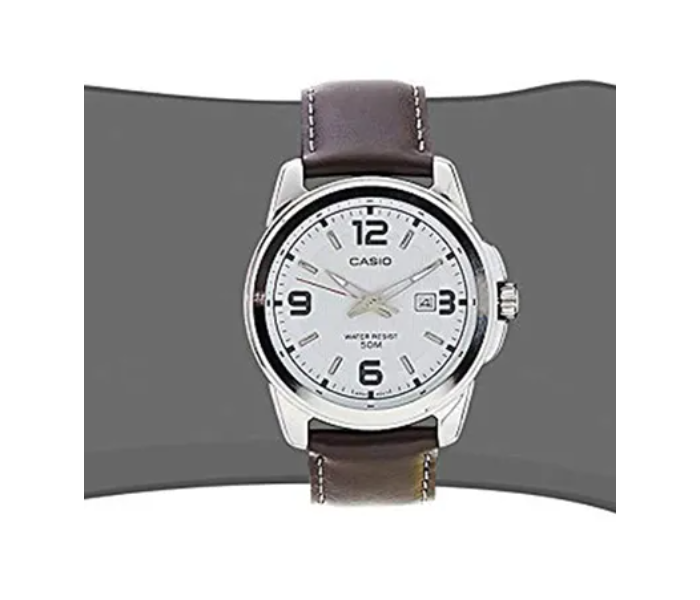 Casio MTP-1314L-7AVDF Leather Analog Watch for Men - Zoom Image 4