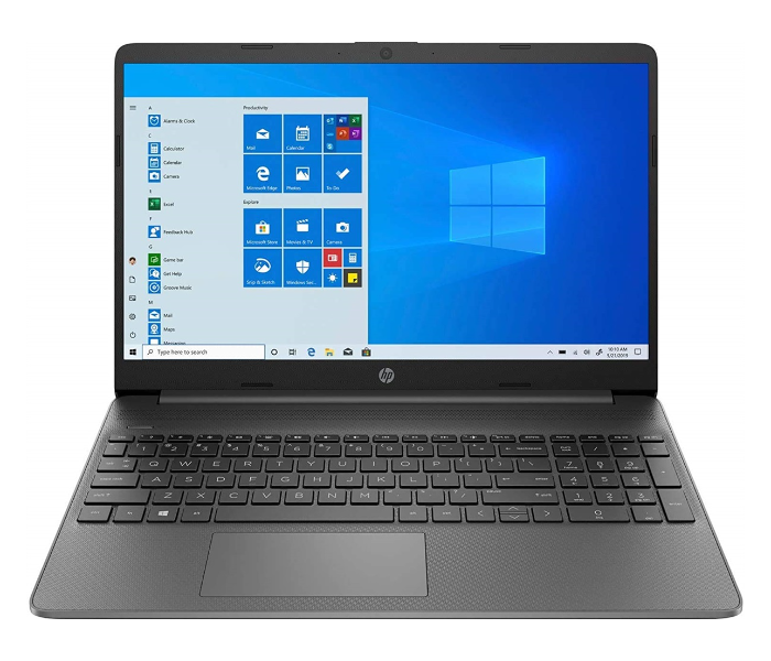 HP 15-DW3024NIA 15.6 Inch 11th Gen Intel Core i3 Processor 4GB RAM 256GB SSD DOS - Black - Zoom Image 1