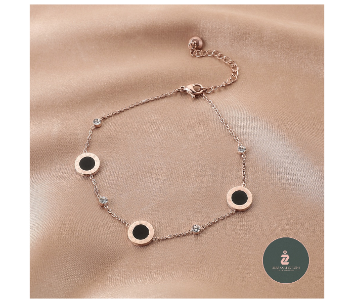 Zera ANK048 Trendy 2021 Rose Gold Anklet Titanium Steel - Zoom Image