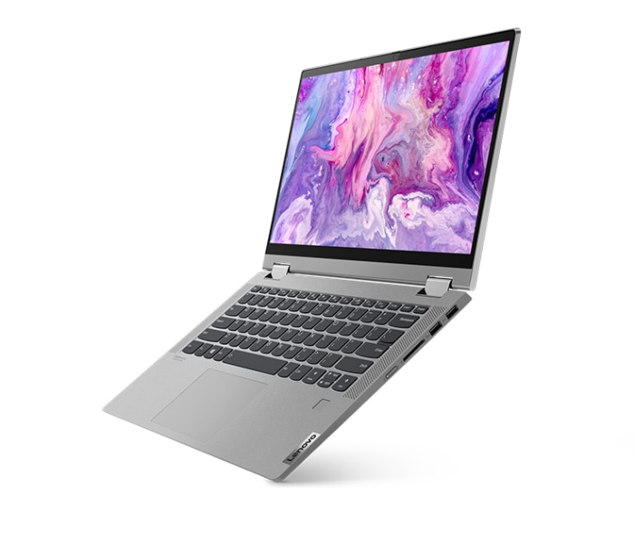 Lenovo Flex 5 82HS008NAX 14inch FHD Intel Core i5-1135G7 8GB RAM 512GB SSD Windows 10 Home Laptop with Stylus Pen Free - Gray - Zoom Image 2