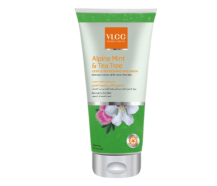 VLCC 150ml Alpine Mint and Tea Tree Gentle Refreshing Face Wash - Zoom Image