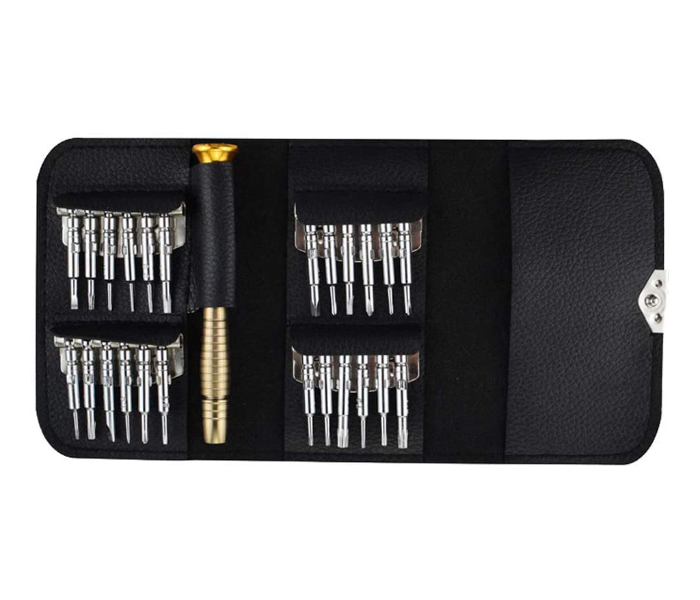 25 Pieces Precision Screwdriver Repair Tool Kit for Computer Horologe - Black - Zoom Image 1