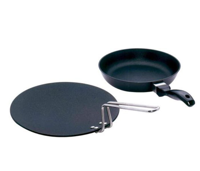 Hawkins Futura QS6 Set 5 Nonstick Cookware Set - Black - Zoom Image 1