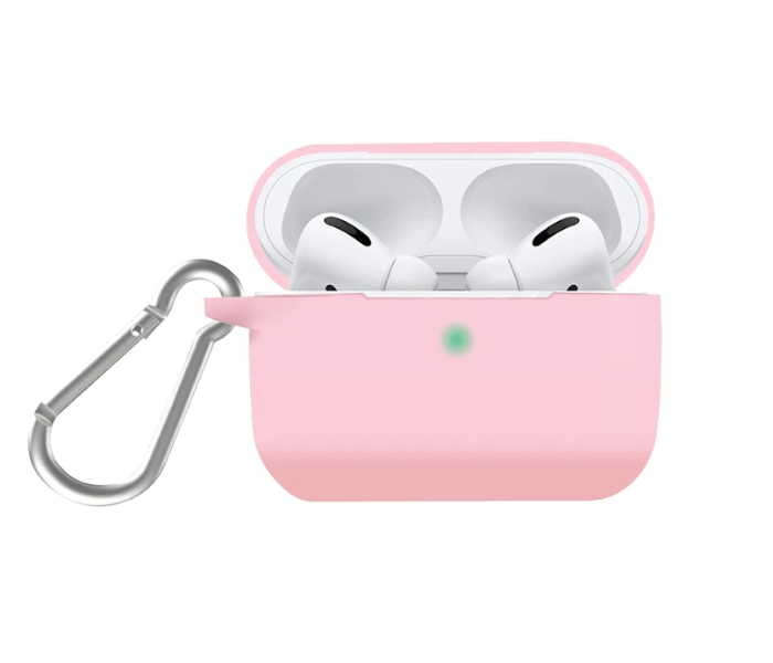 Promate SILICASE-PRO Lightweight Protective Silicon Airpod Pro Case - Pink - Zoom Image 1