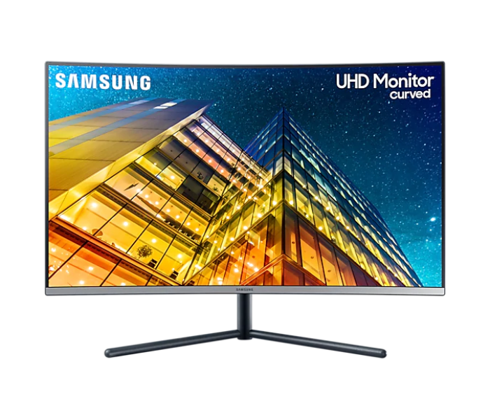 Samsung LU32R590CWMXUE 32 inch UHD Curved Monitor - Black - Zoom Image 2