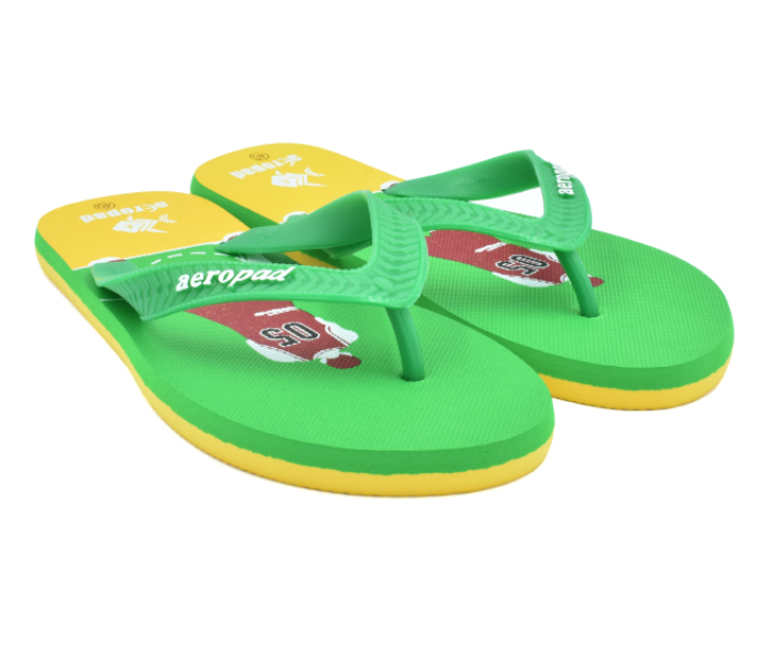 Aeropad H20-3 EU 44 Men Slipper - Green and Yellow - Zoom Image 1