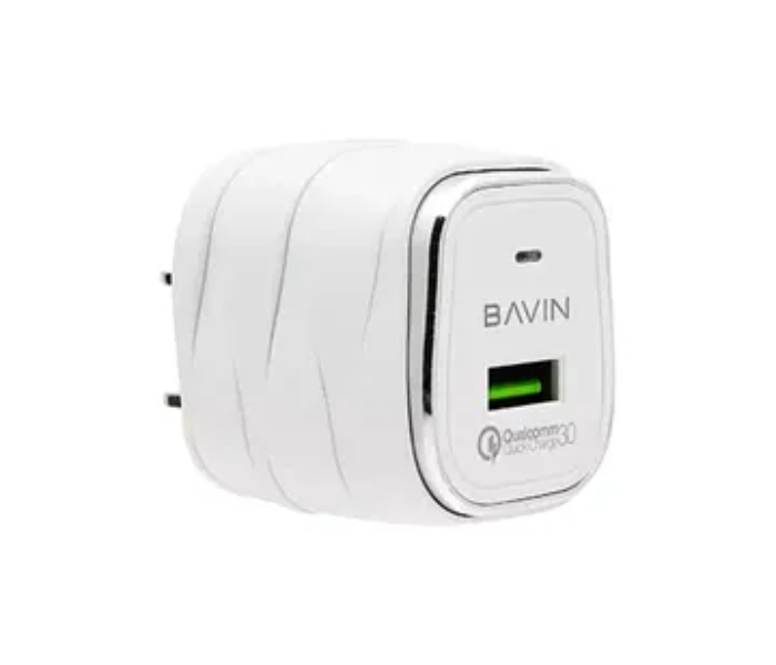 Bavin Qualcomm Quick Travel Charger for Android - White - Zoom Image