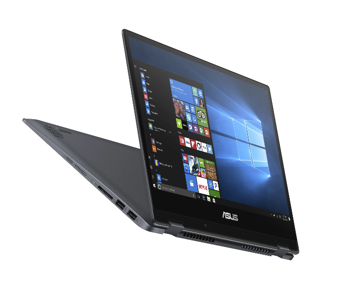 Asus VivoBook Flip 14 inch Intel Core i5-10210U 8GB RAM 512GB SSD Intel UHD Graphics Windows 10 Touchscreen Laptop - Star Grey - Zoom Image 4