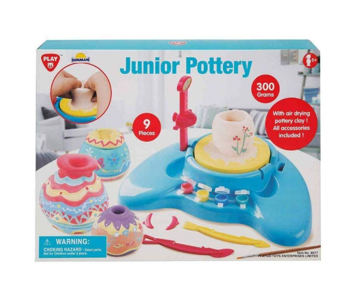 PlayGo 8517 Set of 9 Pieces Junior Pottery Toy for Kids - Zoom Image 2