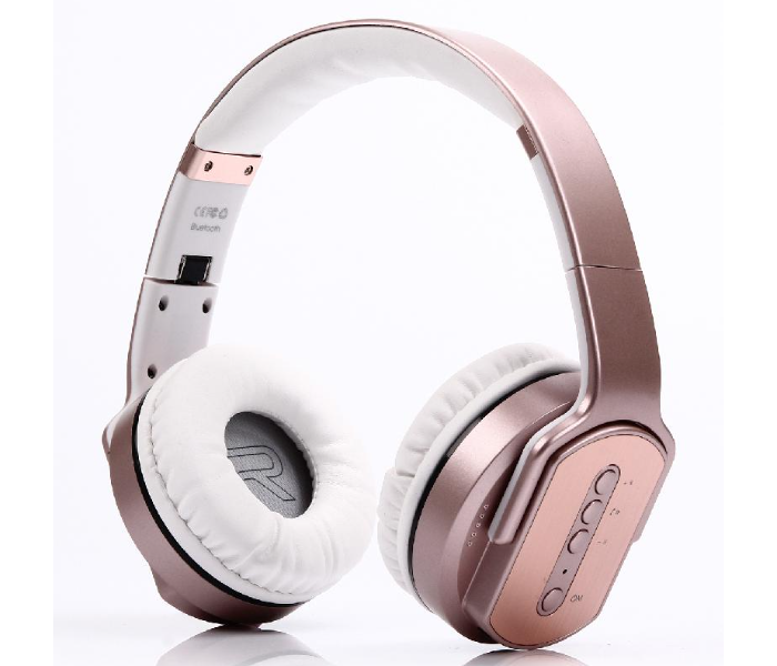 Microdigit MD023T Premium Wireless 2in1 Stereo Headphone - Rose Gold - Zoom Image 1