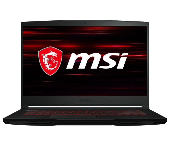 MSI GF63 15 inch FHD Intel Core i5-10300H 8GB RAM 256GB SSD 4GB NVIDIA GeForce GTX 1650 Windows 10 Gaming Laptop - Black - Zoom Image 1