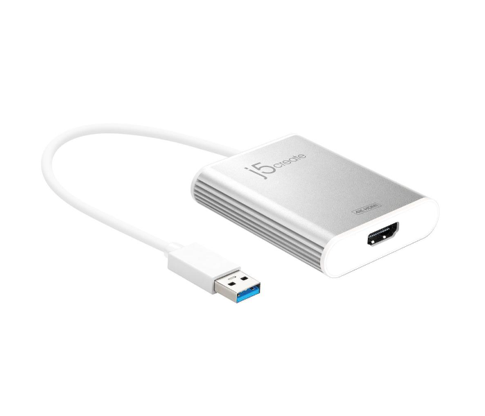 J5 Create JUA354 USB 3.0 to 4K HDMI Display Adapter - White - Zoom Image 1