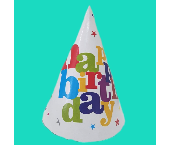 Cartoon Design 6 Pcs Happy Birthday Party Hat Unisex  - Zoom Image 3