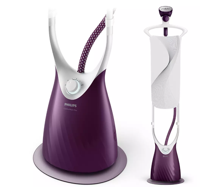 Philips GC558/36 2000W ComfortTouch Plus Garment Steamer - White and Purple - Zoom Image 1