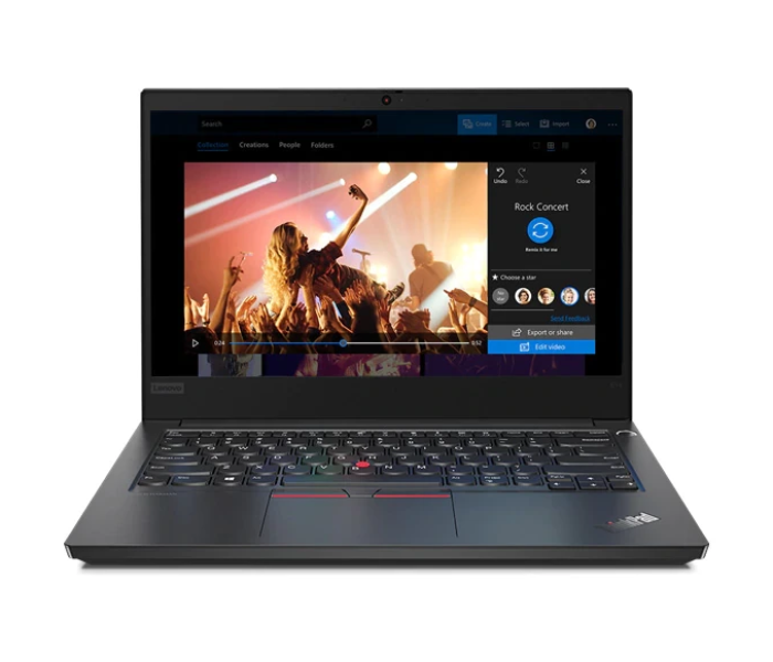 Lenovo ThinkPad E14 14 inch FHD Intel Core i7-10510U 8GB RAM 1TB HDD 2GB AMD Radeon Graphics DOS Business Laptop with Bag - Black - Zoom Image 1