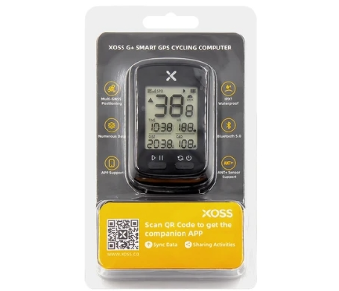 Xoss G Plus Wireless Waterproof Gps Bike Computer Speedometer Compatible With Ant- Sensors -Heart Rate Monitor Or Cadence Sensor Strava Sync - Zoom Image 1