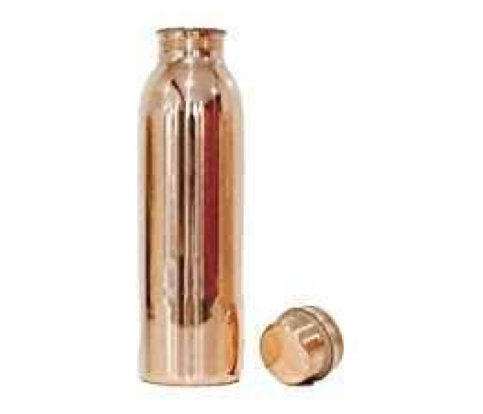 Pure Copper Hammered Joint Free 900ml Water Bottle  - Zoom Image 2