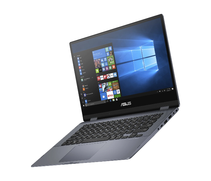 Asus VivoBook Flip 14inch Intel Core i5-10210U 8GB RAM 512GB SSD Intel UHD Graphics Windows 10 Touchscreen Laptop - Star Grey - Zoom Image 7