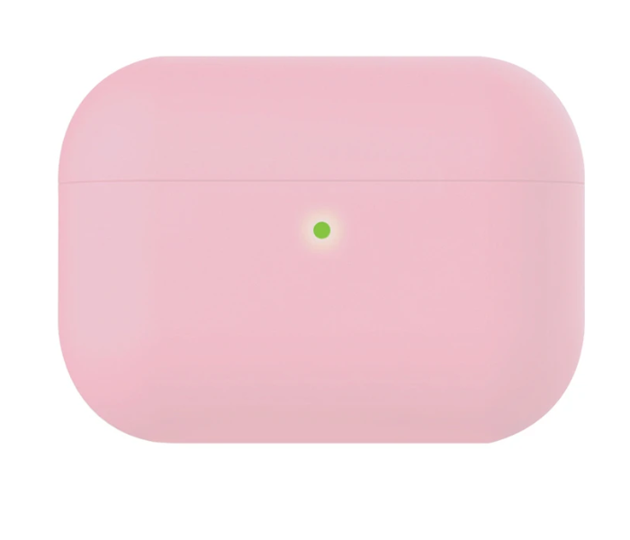 Promate AIRCASE-PRO Scratch and Drop Resistant Silicon Case for Airpods Pro - Pink - Zoom Image 1