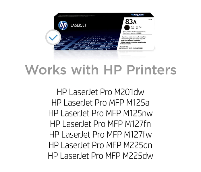 HP 83A Original LaserJet Toner - Black (CF283A) - Zoom Image 2