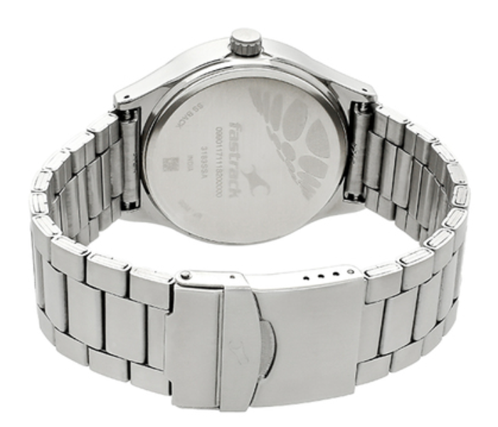 Fastrack 3183SM01 Silver Dial Silver Stainless Steel Strap Watch - Silver - Zoom Image 2