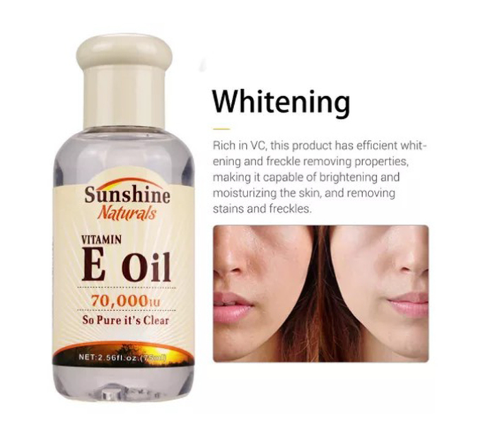 SunShine PC 8891 75ml Natural Vitamin E Face Oil - Zoom Image 3