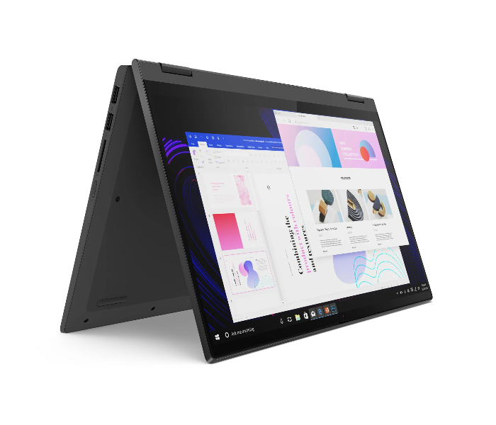 Lenovo Flex 5 Convertible 2-in-1 14inch FHD AMD Ryzen 3-4300U 4GB RAM 128GB SSD Windows 10S Touchscreen Laptop - Graphite Grey - Zoom Image 2