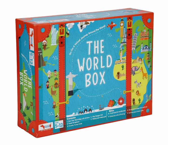 CocoMoco Kids World Box Learn Geography with Activity Box for Kids - Zoom Image 1