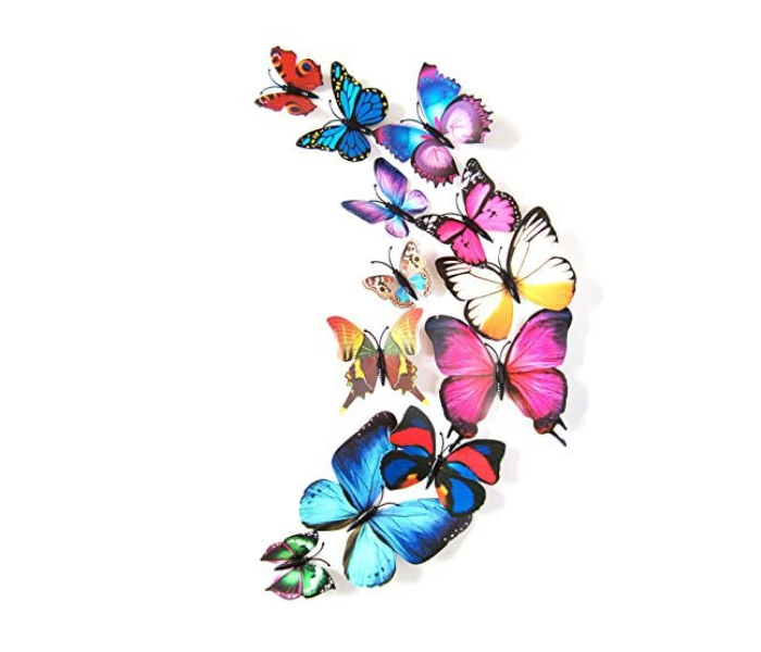 3D Butterflies Wall Decoration Stickers - Zoom Image