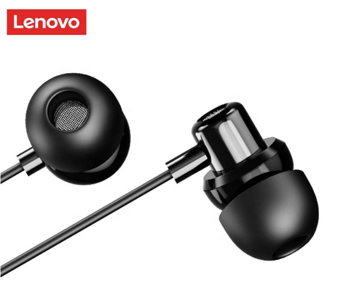 Lenovo TW13 Waterproof Noise Cancelling Double Stereo Bass Sports In Ear Type C Wired Earphone with Microphone - Black - Zoom Image 2