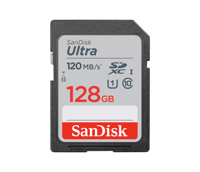 SanDisk Ultra 128GB SDXC Memory Card - Black - Zoom Image