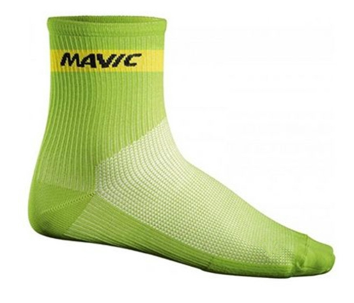 Mavic Pro Compression Mountain Bike and Road Bike Cycling Socks for Men  And Women - Green - Zoom Image 1