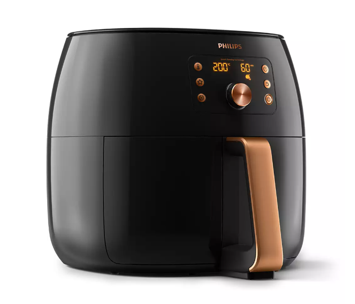 Philips HD9860/99 2200W XXL Premium Air Fryer - Black - Zoom Image 2