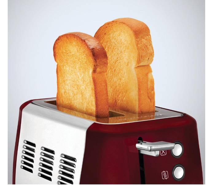 Morphy Richards 224408 2 Slice Metal Toaster - Red and Silver - Zoom Image 2