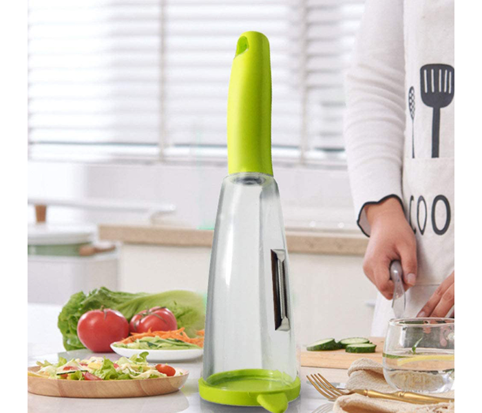 Fruit Vegetable Peeler With Rubbish Bin - Zoom Image 3