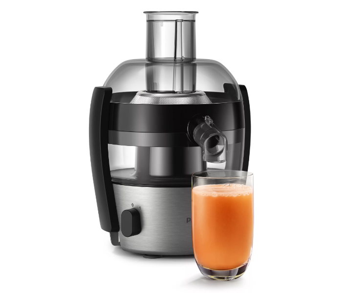 Philips HR1836 500W Viva Collection Juicer - Metallic Black - Zoom Image 2