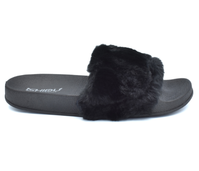 Ishidu L1809-36 EU41 Ladies Home Slipper - Black - Zoom Image 2