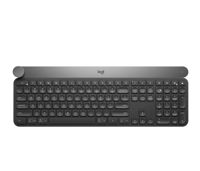 Logitech 920-008504 Craft Wireless Bluetooth Keyboard with Creative Input Dial English - Grey - Zoom Image 6