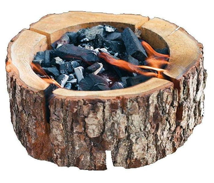 Ecogrill Small for Bbq 18 to 22 Centimeters Medium Fire Wood and Charcoal Mix  - Zoom Image 2