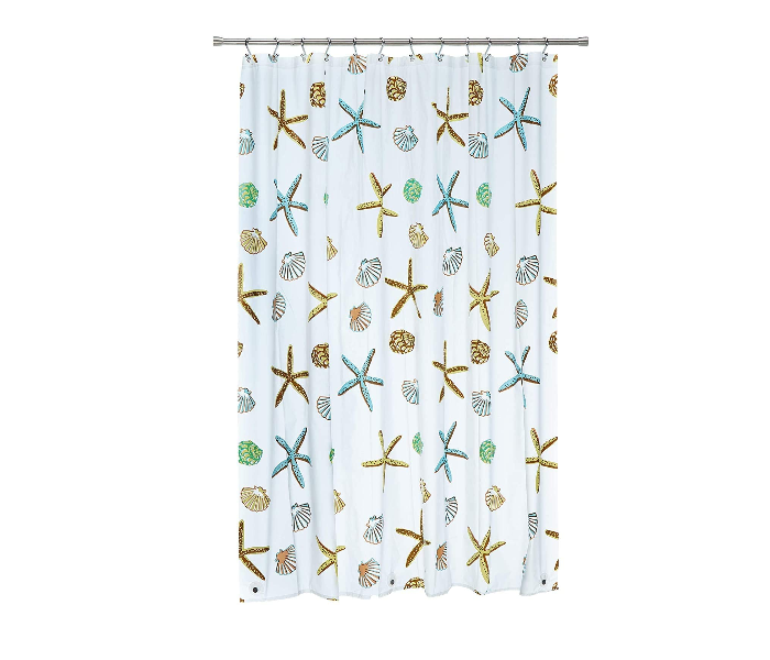 Starfish Design Lanke Waterproof Shower Curtain for Bathroom - Zoom Image 1