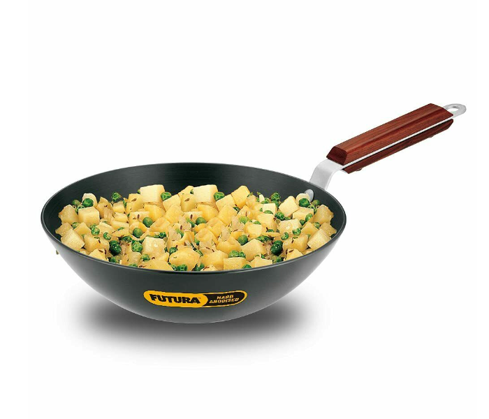 Hawkins Futura HW8001100 2.5 Litre Hard Anodised Deep Fry Pan - Black - Zoom Image 1