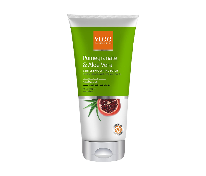 VLCC 150ml Unisex Pomegranate and Aloe Vera Gentle Exfoliating Scrub - Zoom Image