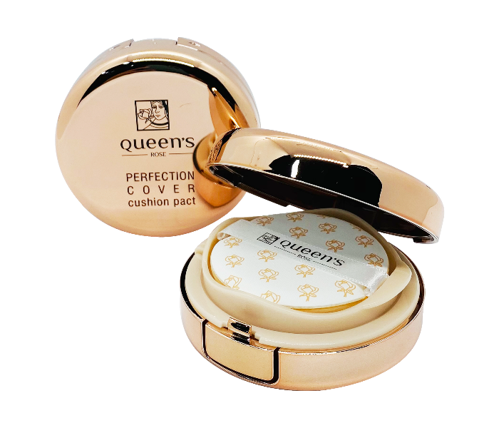 Queens Rose Perfection Cover Cushion Pact - Made In Korea - Zoom Image 1