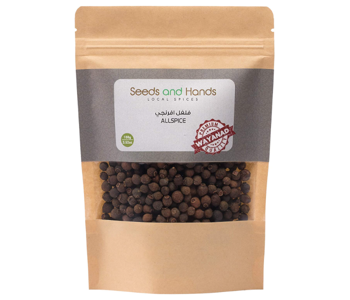 Seeds and Hands 100g Wayanad Allspice Jamaica Pepper Whole - Zoom Image