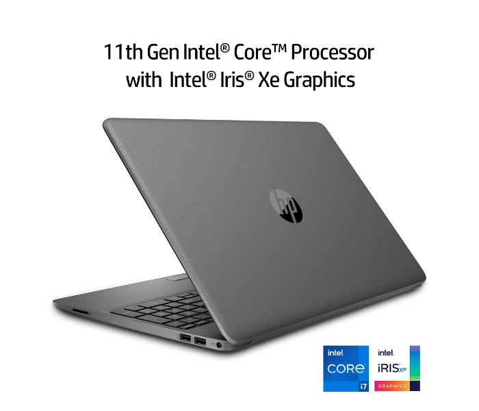 HP Notebook 15T-DW300 15.6 inch HD Intel Core i7-1165G7 8GB RAM 512GB SSD Windows 10 - Grey - Zoom Image 5