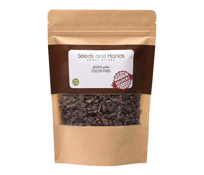 Seeds and Hands 150g Organically Grown Idukki Cocoa Nibs - Zoom Image